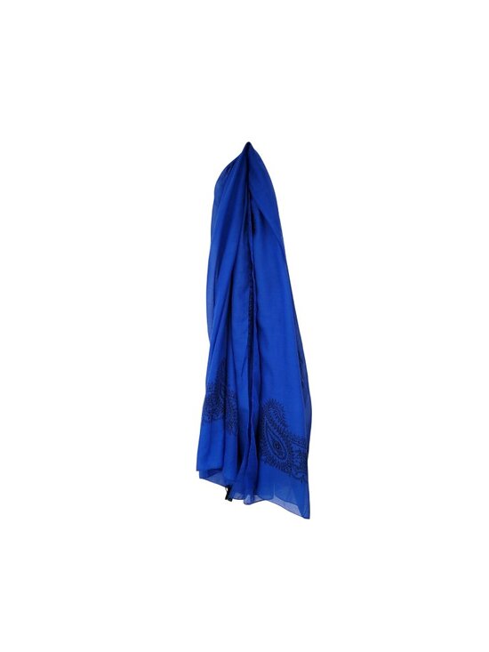 Lauren Ralph Lauren Accessories - Lauren Ralph Lauren Blue Paisley Bandana Design Sheer Scarf